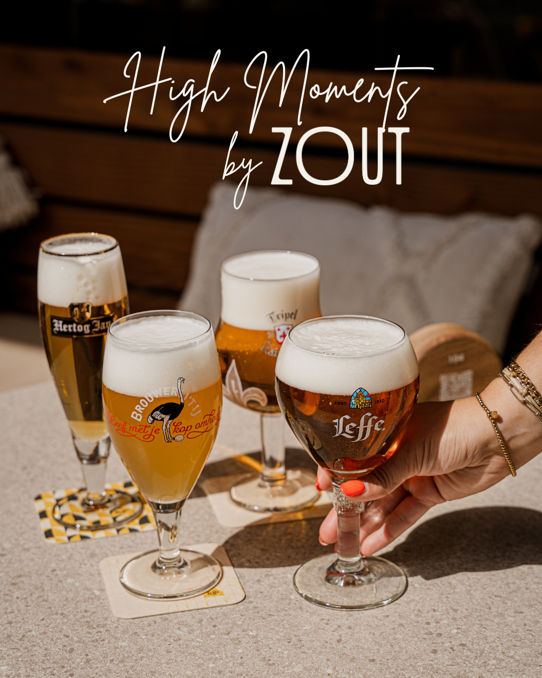 Arrangement Puzzelproeverij High Beer bij Zout in Rijen