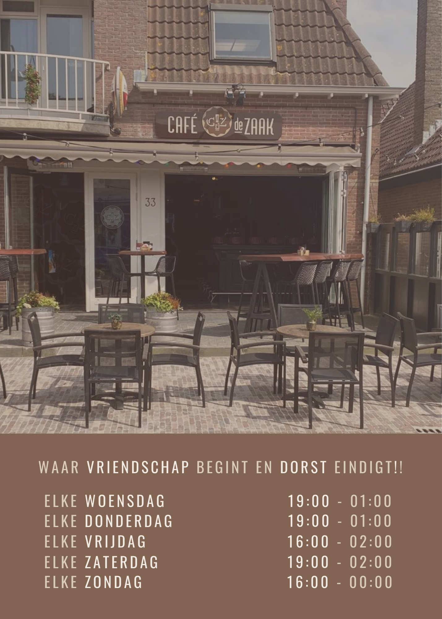 Cafe de Zaak in Julianadorp